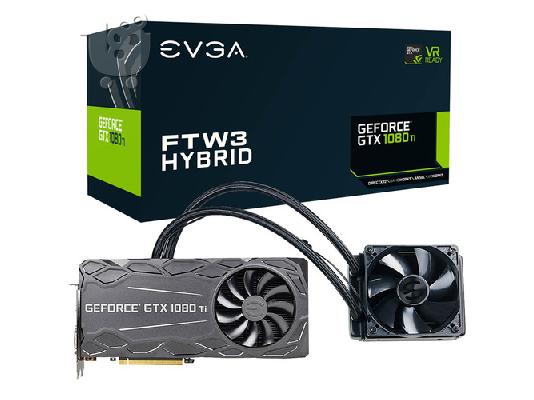 PoulaTo: EVGA GeForce GTX 1080 Ti FTW3 HYBRID GAMING Κάρτα Γραφικών